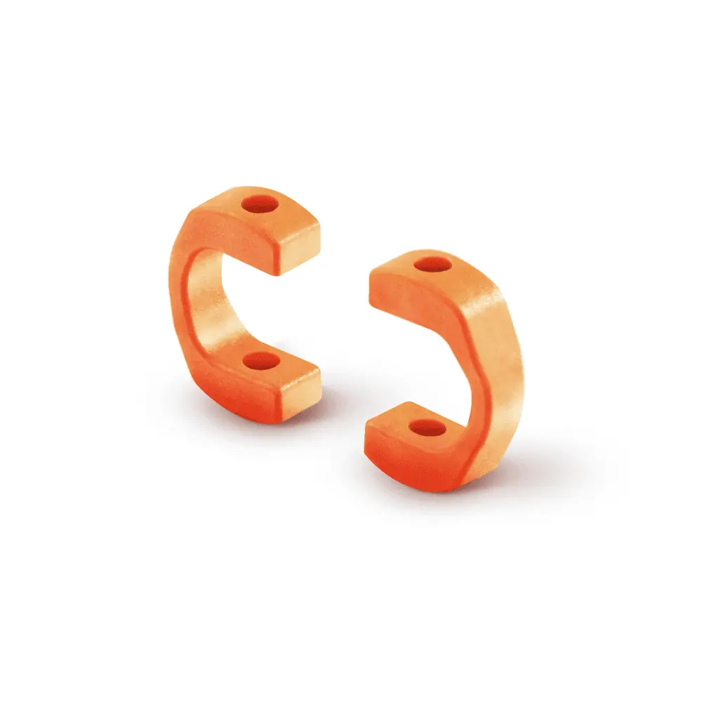 Xray Drive Shaft Replacement Caps.  Low Friction Orange. 1