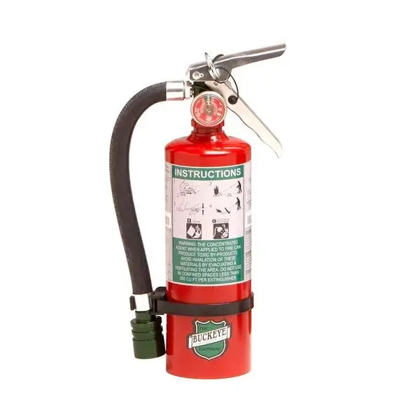 2.5 Lb. Halotron Fire Extinguisher, No Residue Left Behind, Safe To Use For All Bugeye-Related Fires! 1
