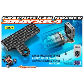 Xray Xb4 Graphite Fan Holder 1