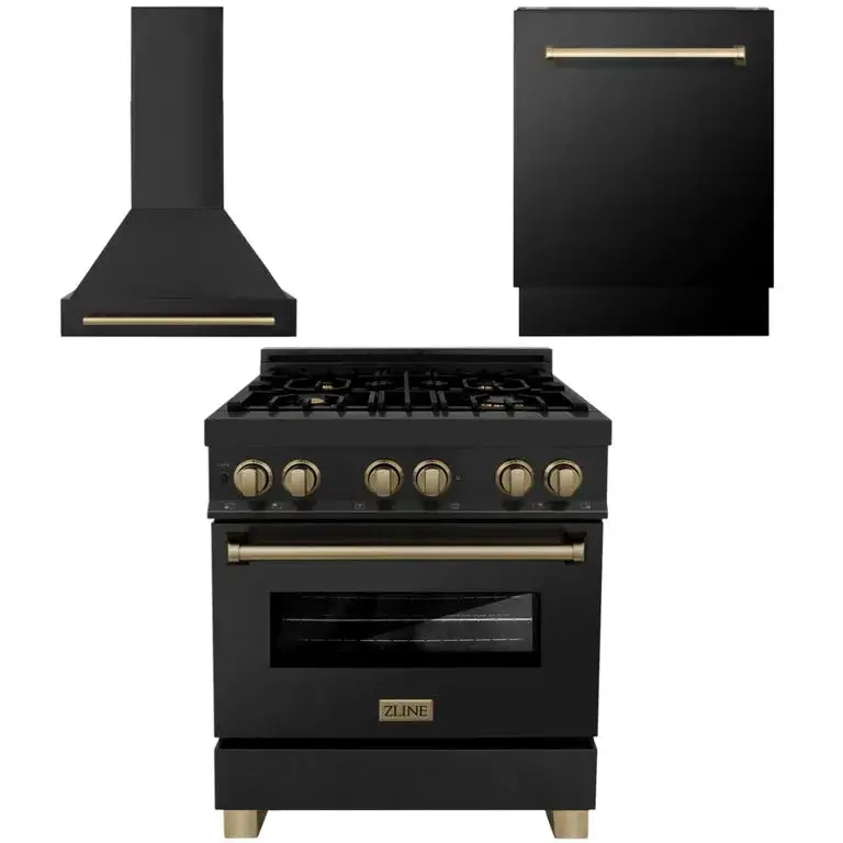 Z-Line Kitchen Packages Model 3Akp-Rabrhdwv30-Cb 1