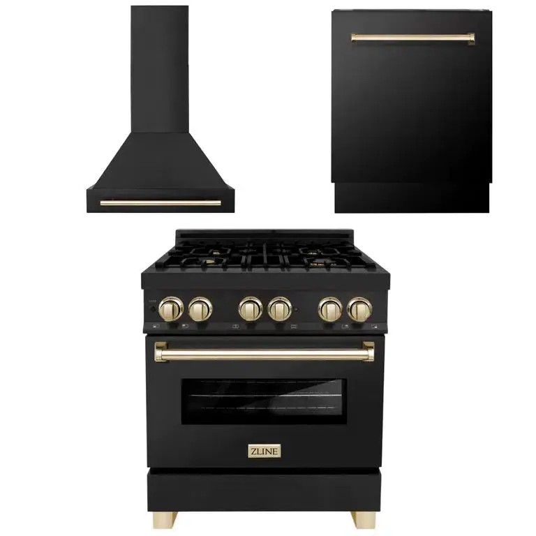 Z-Line Kitchen Packages Model 3Akp-Rabrhdwv30-G 1
