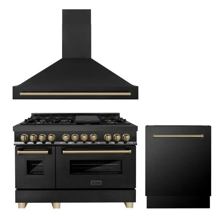 Z-Line Kitchen Packages Model 3Akp-Rabrhdwv48-Cb 1