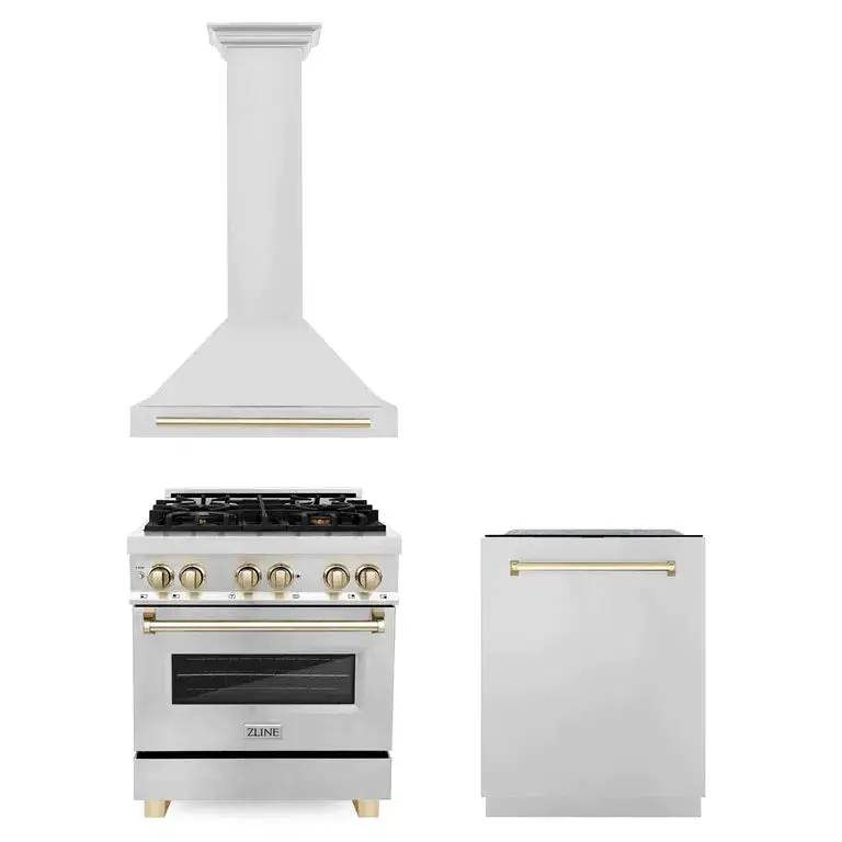 Z-Line Kitchen Packages Model 3Akp-Rarhdwm30-G 1