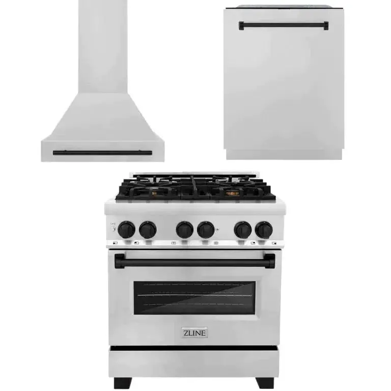 Z-Line Kitchen Packages Model 3Akp-Rarhdwm30-Mb 1