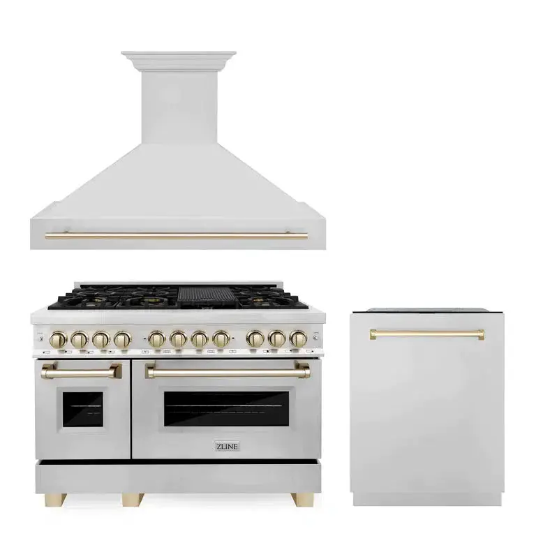 Z-Line Kitchen Packages Model 3Akp-Rarhdwm48-G 1