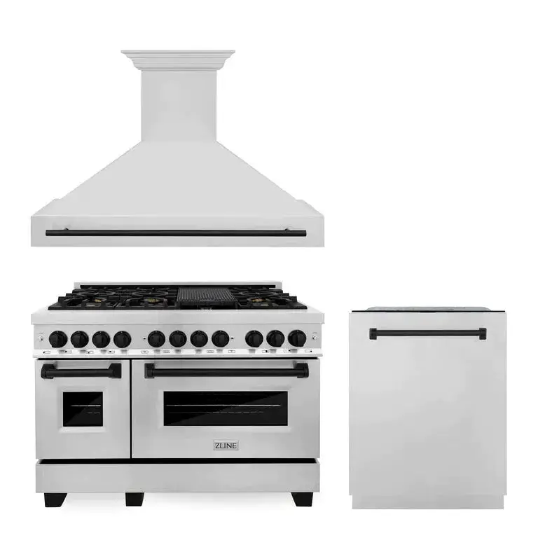 Z-Line Kitchen Packages Model 3Akp-Rarhdwm48-Mb 1