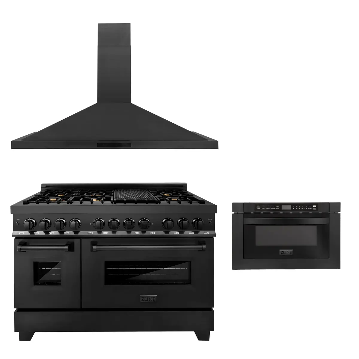 Z-Line Kitchen Packages Model 3Kp-Rabrh48-Mw 1