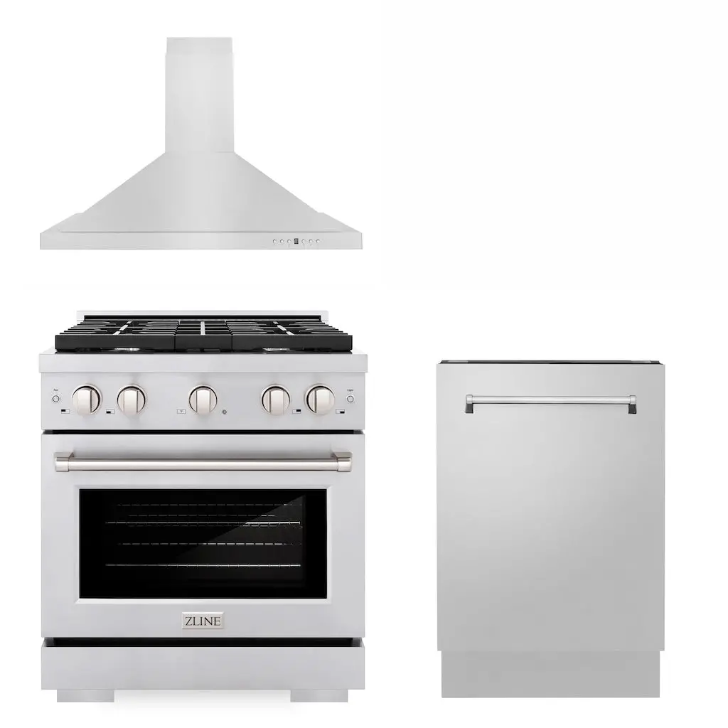 Z-Line Kitchen Packages Model 3Kp-Sgrrh30-Dwv 1