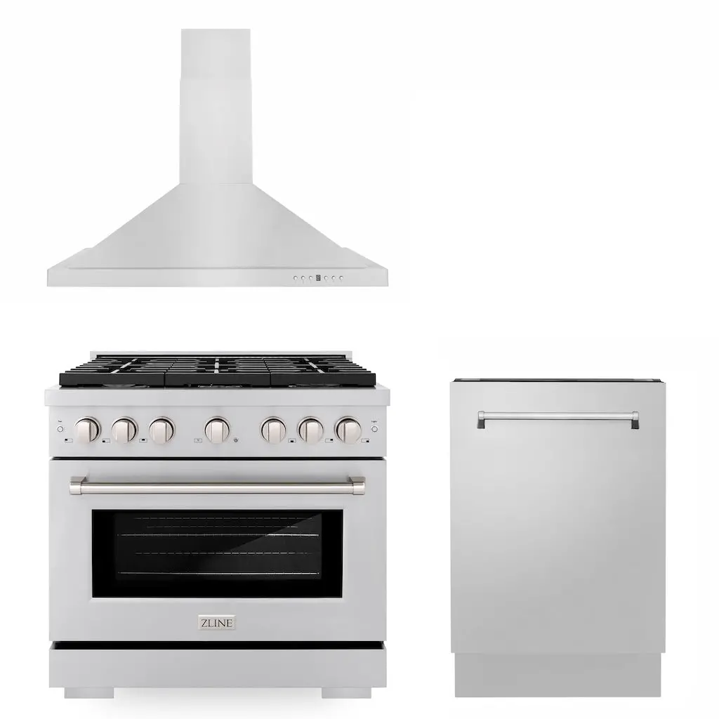 Z-Line Kitchen Packages Model 3Kp-Sgrrh36-Dwv 1