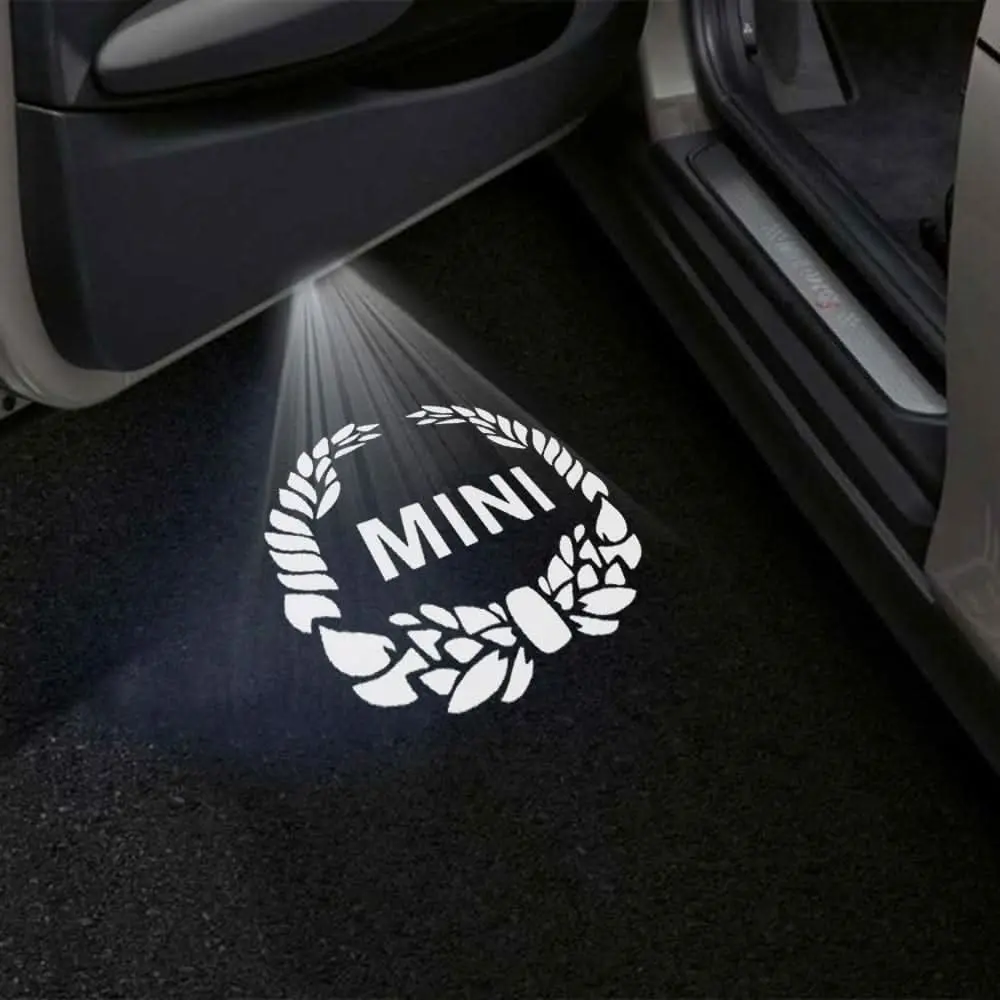 Mini Roadster Premium Door Puddle Lights Multiple Designs 2012-2015 3