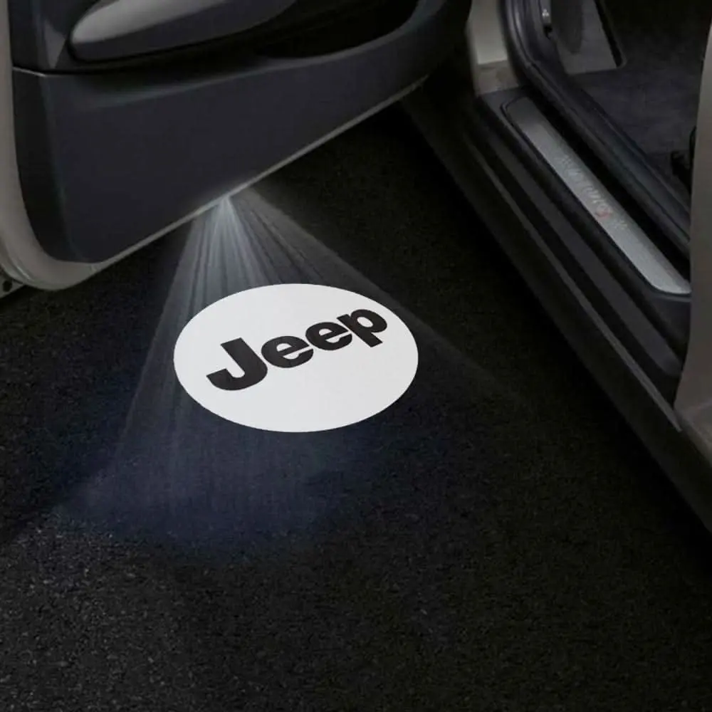 Jeep Cherokee Limited Premium Door Puddle Lights Multiple Designs 2014–2023 3