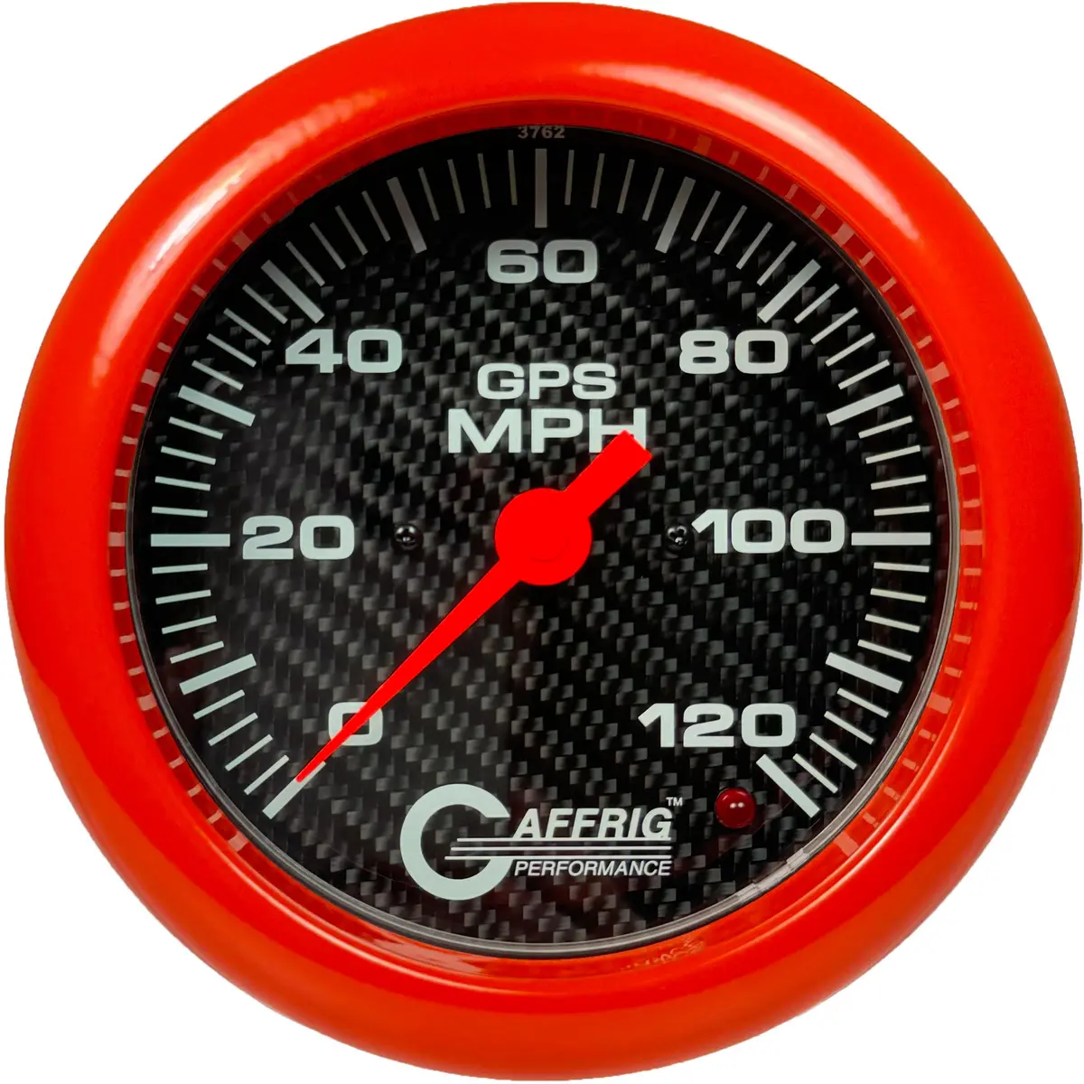 Gaffrig Part #4050 4 5/8 Inch Gps Analog 120 Mph Speedometer Marine Boat Gauge Kit Carbon Fiber 12