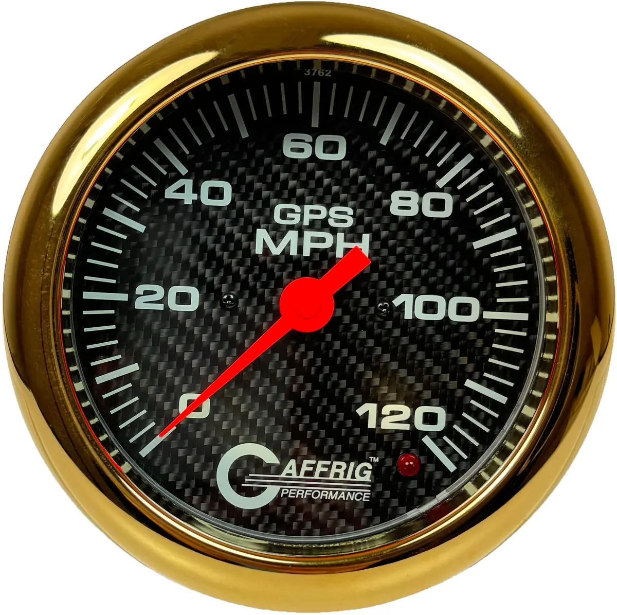 Gaffrig Part #4050 4 5/8 Inch Gps Analog 120 Mph Speedometer Marine Boat Gauge Kit Carbon Fiber 10