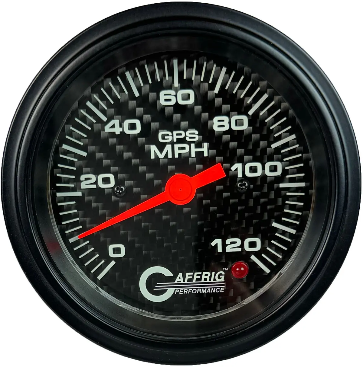 Gaffrig Part #4056 3 3/8 Inch Gps Analog 120 Mph Speedometer Marine Boat Gauge Kit Carbon Fiber 9