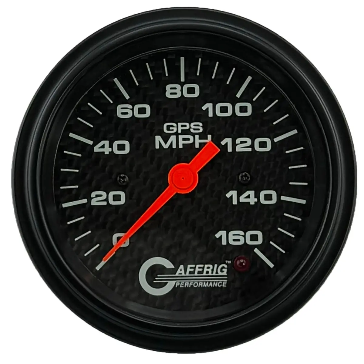 Gaffrig Part #4058 3 3/8 Inch Gps Analog 160 Mph Speedometer Marine Boat Gauge Kit Carbon Fiber 9