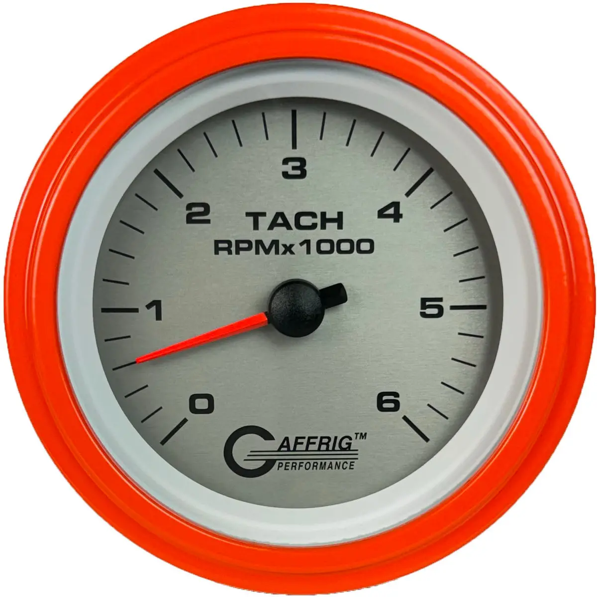 Gaffrig Part #4753 3 3/8 Inch Electric Tachometer Marine Boat Gauge 0-6000 Rpm Platinum 21