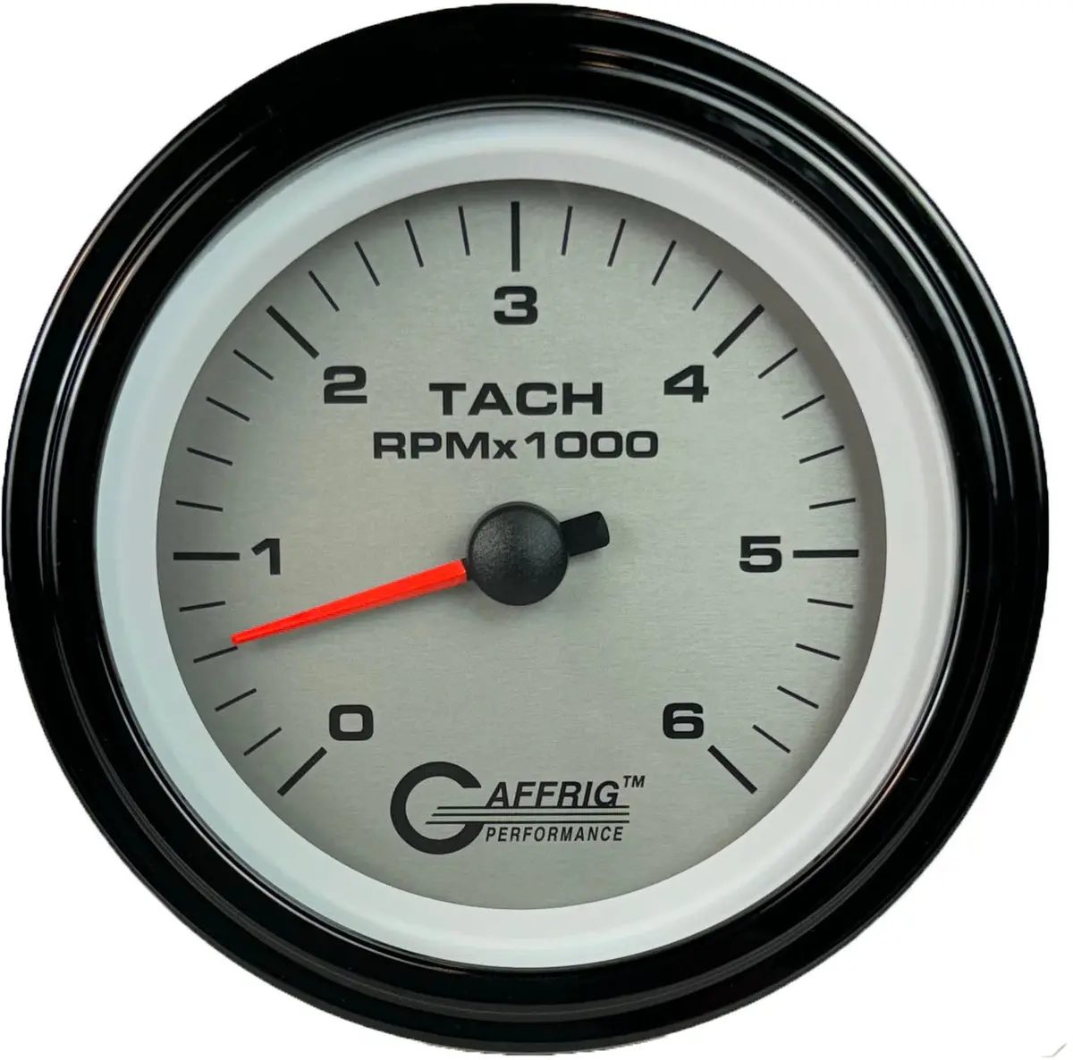 Gaffrig Part #4753 3 3/8 Inch Electric Tachometer Marine Boat Gauge 0-6000 Rpm Platinum 10
