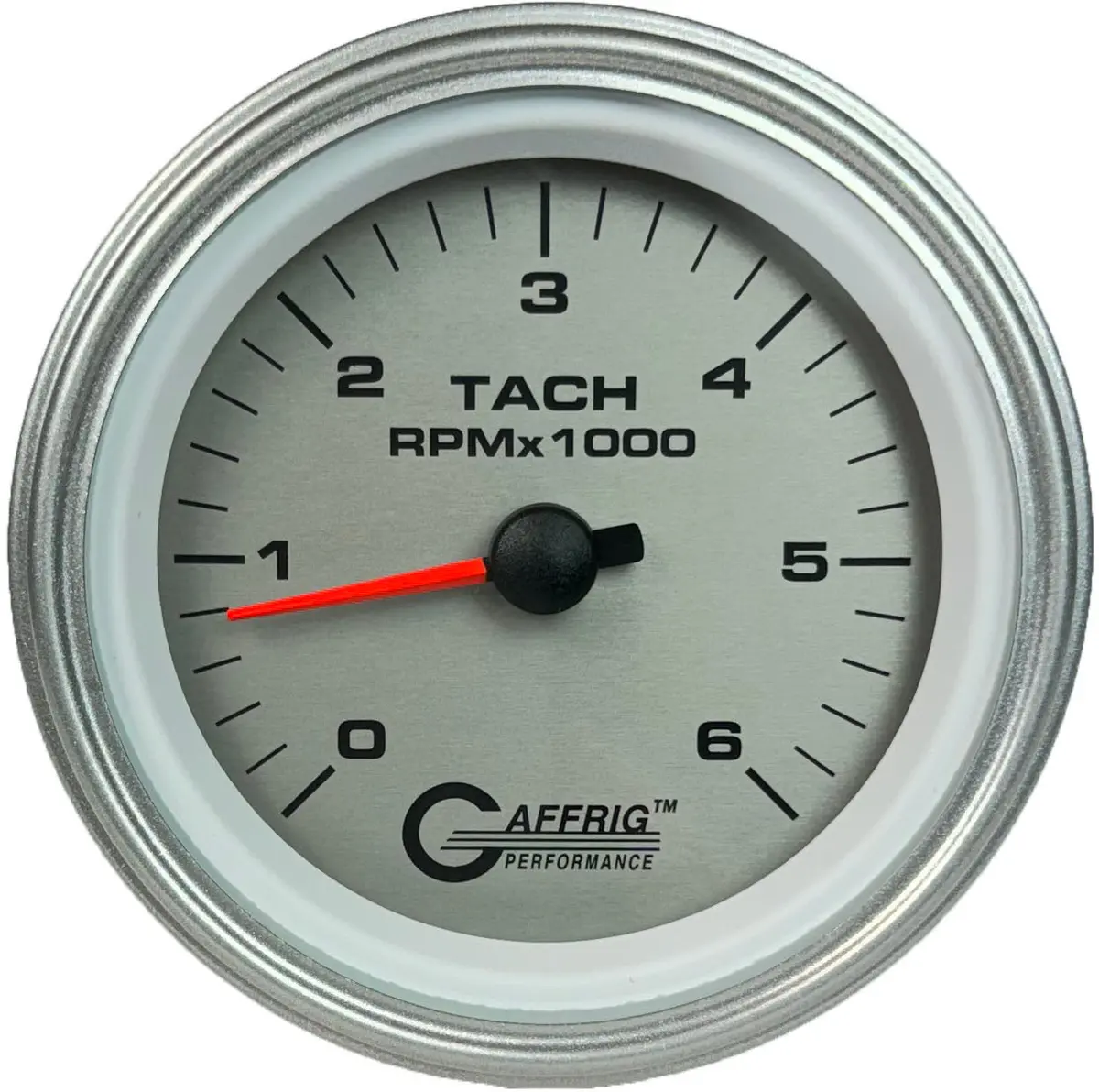 Gaffrig Part #4753 3 3/8 Inch Electric Tachometer Marine Boat Gauge 0-6000 Rpm Platinum 19