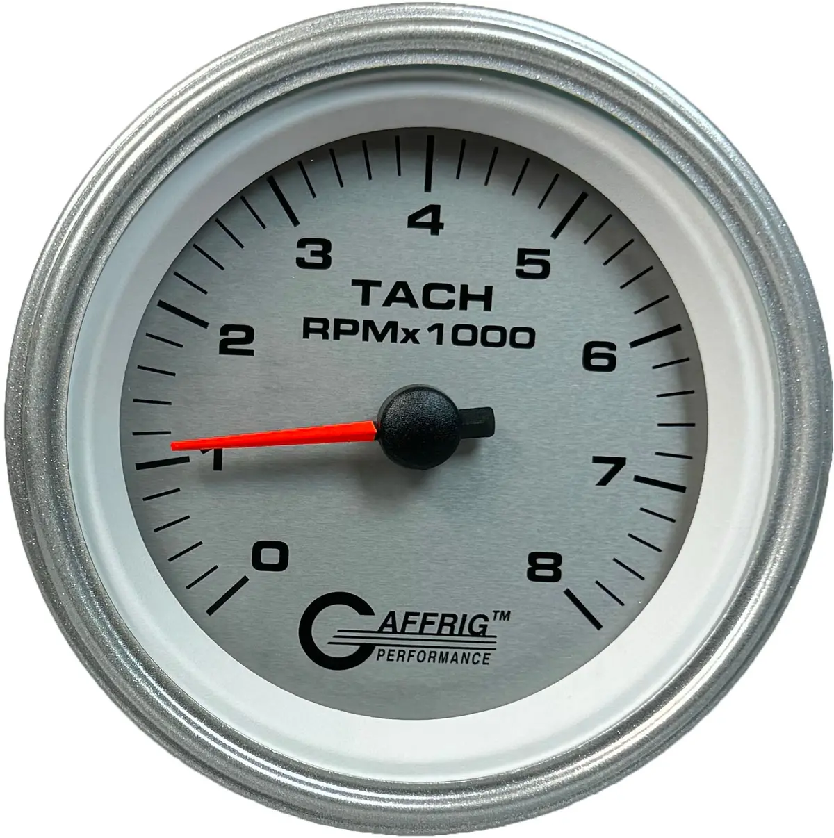 Gaffrig Part #4755 3 3/8 Inch Electric Tachometer Marine Boat Gauge 0-8000 Rpm Platinum 19