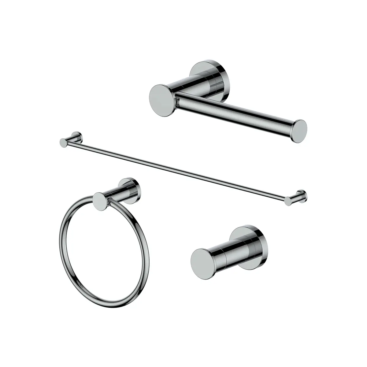 Z-Line Bathroom Hardware Sets Model 4Bp-Embyacc-Mb 1