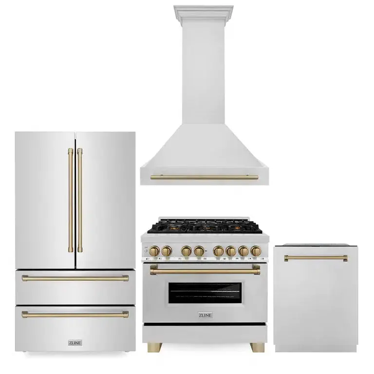Z-Line Kitchen Packages Model 4Kapr-Rarhdwm36-Cb 1