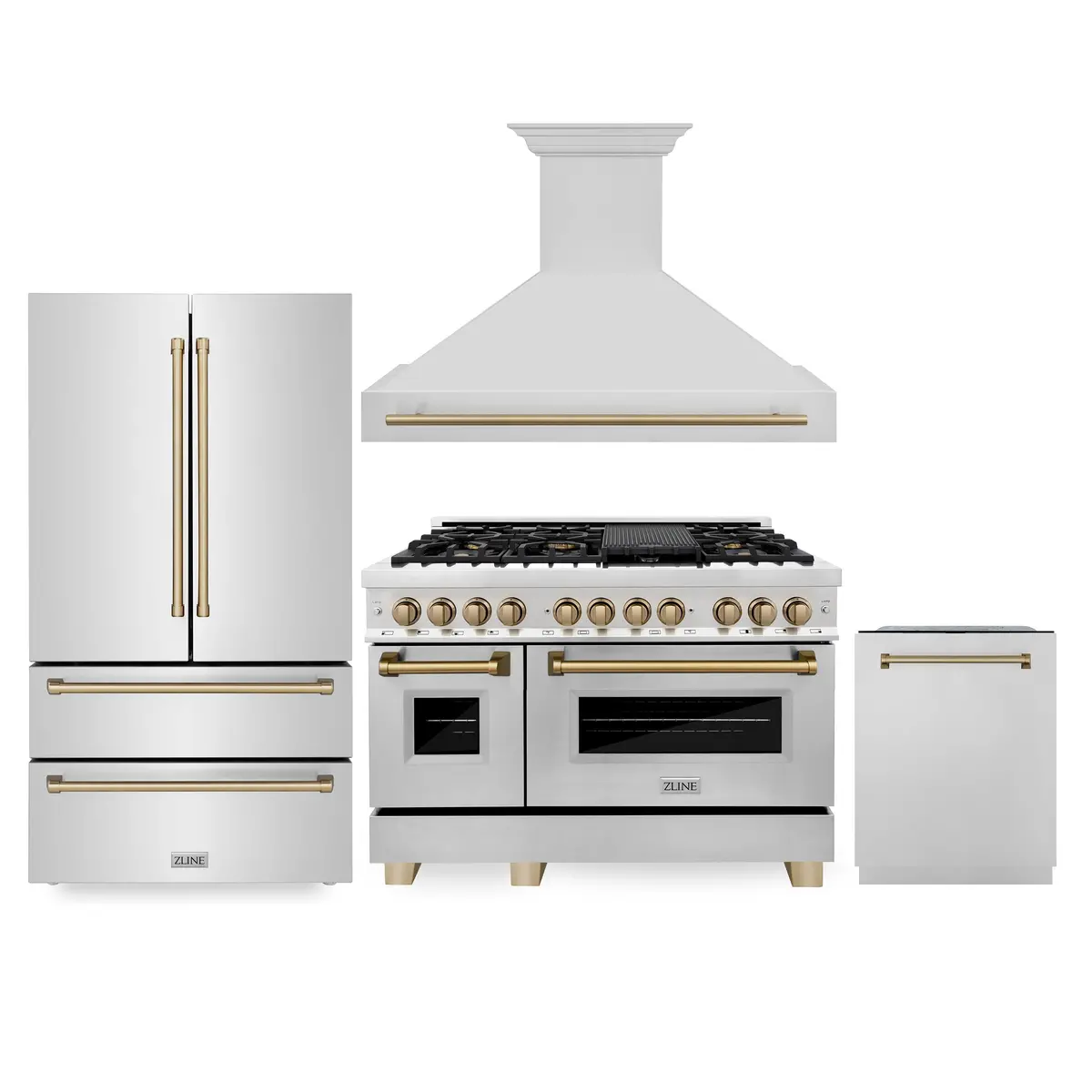 Z-Line Kitchen Packages Model 4Kapr-Rarhdwm48-Cb 1