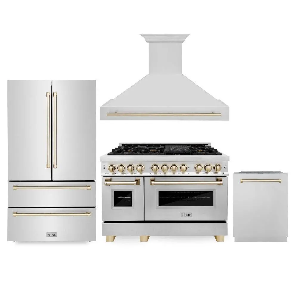 Z-Line Kitchen Packages Model 4Kapr-Rarhdwm48-G 1