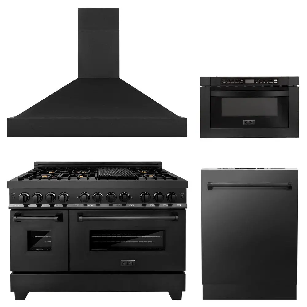 Z-Line Kitchen Packages Model 4Kp-Rabrh48-Mwdw 1