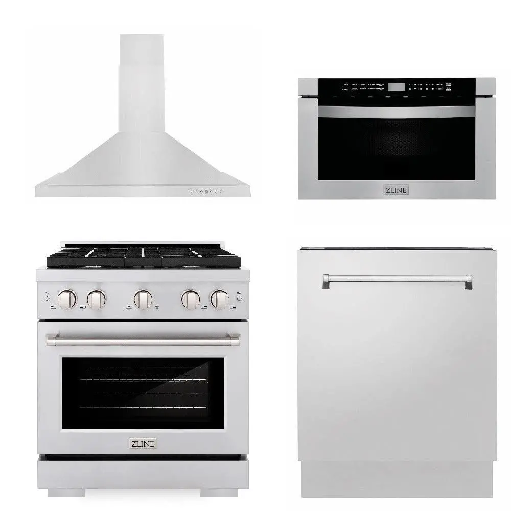 Z-Line Kitchen Packages Model 4Kp-Sgrrh30-Mwdwv 1