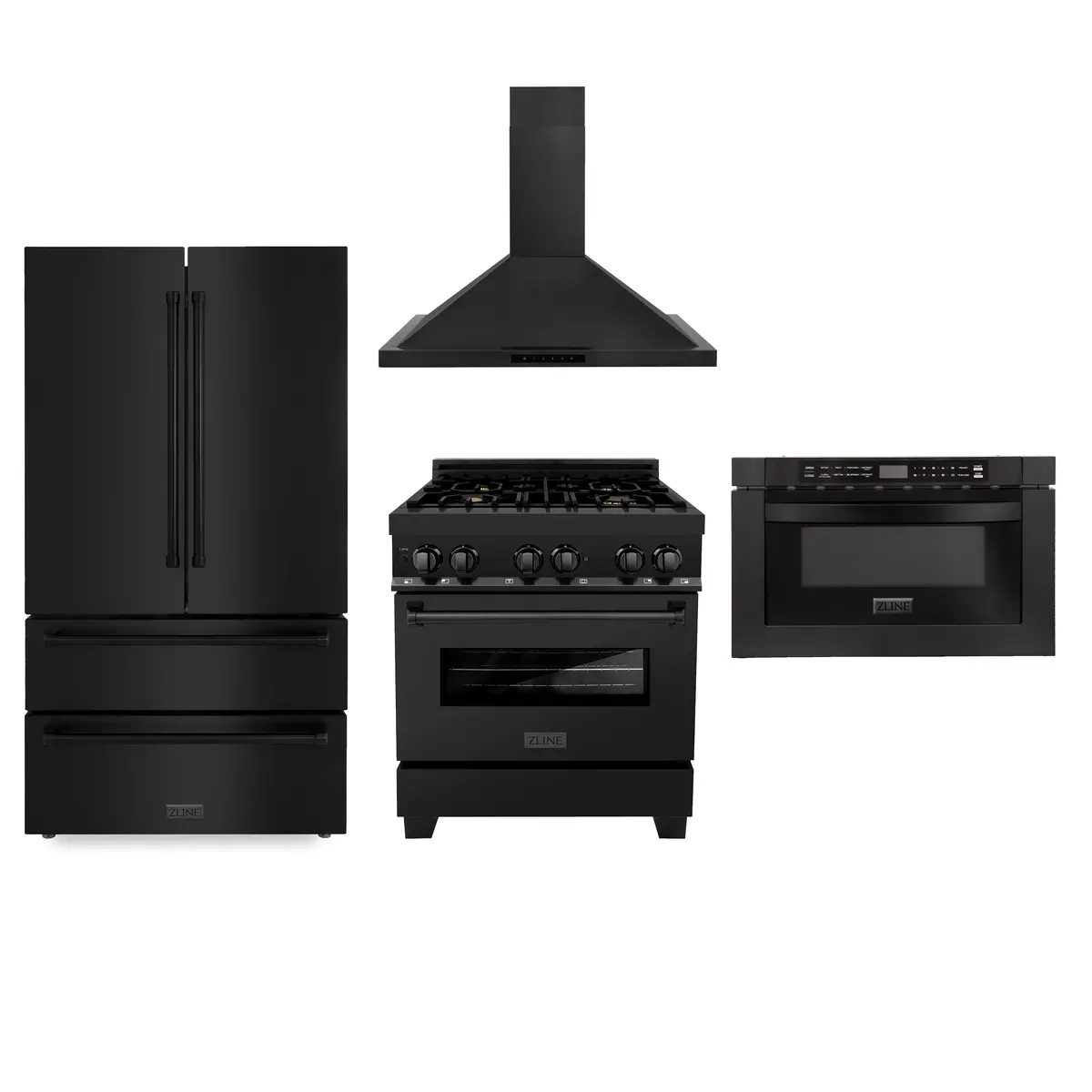 Z-Line Kitchen Packages Model 4Kpr-Rabrh30-Mw 1
