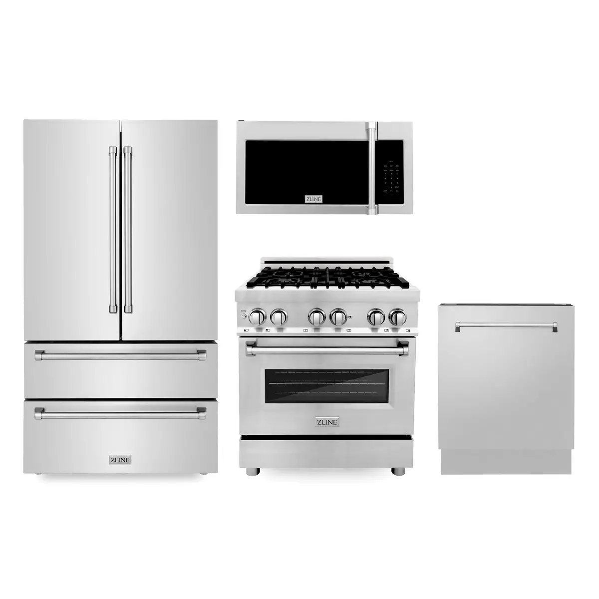 Z-Line Kitchen Packages Model 4Kpr-Raotrh30-Dwv 1