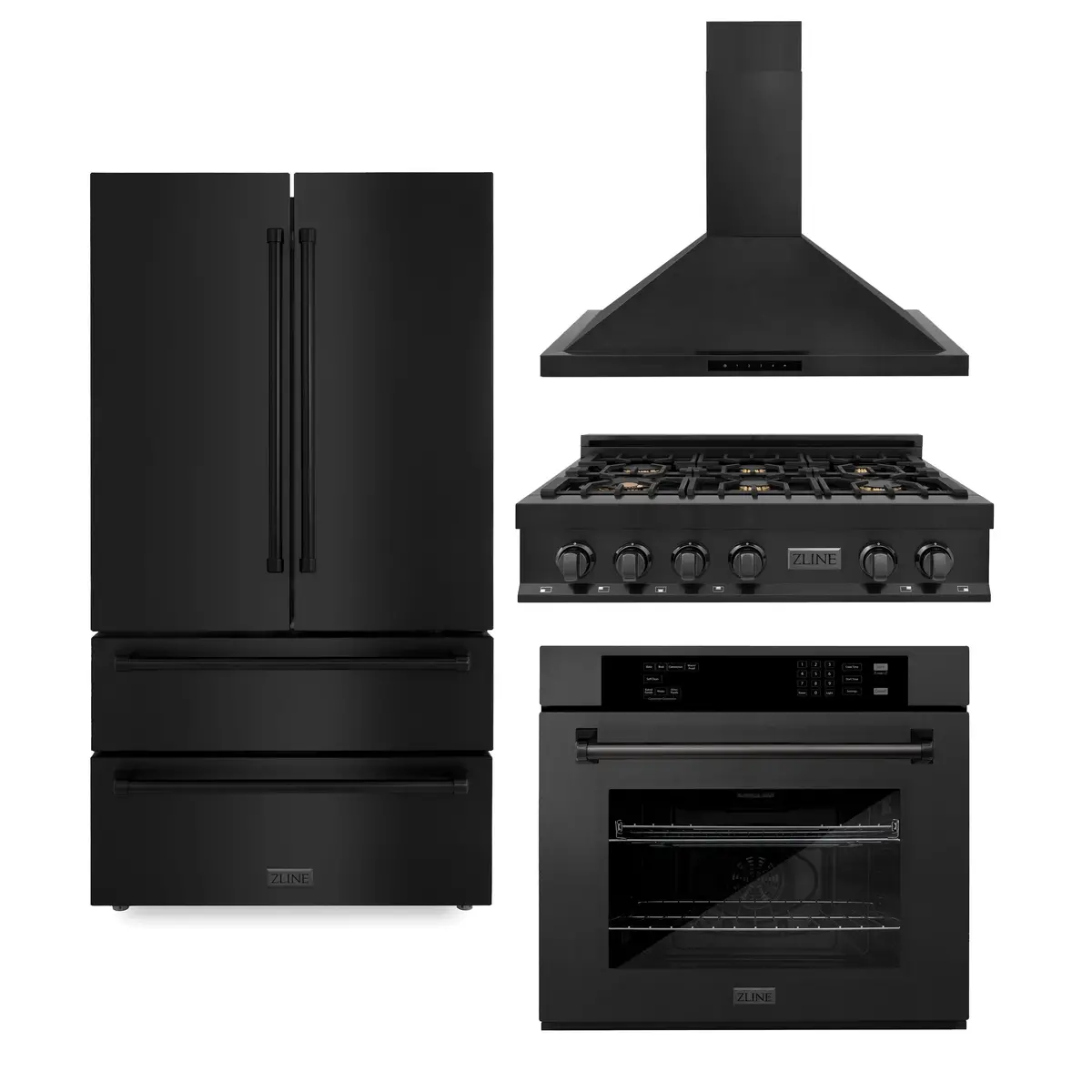 Z-Line Kitchen Packages Model 4Kpr-Rtbrh36-Aws 1