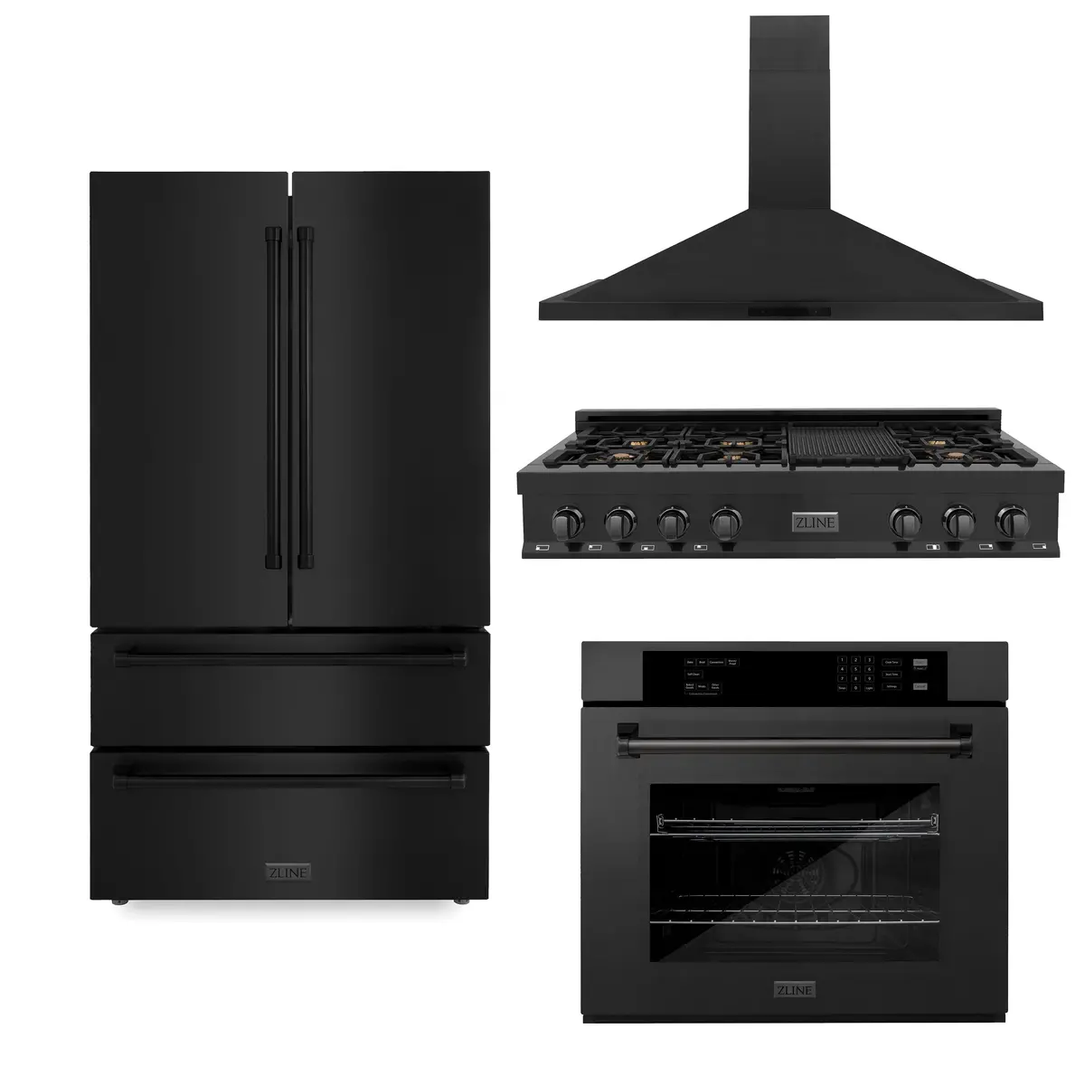 Z-Line Kitchen Packages Model 4Kpr-Rtbrh48-Aws 1