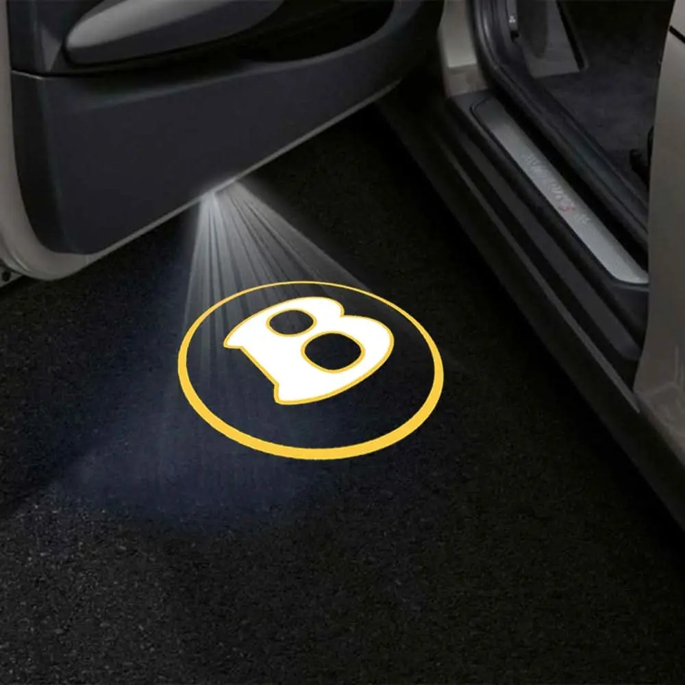 Bentley Flying Spur Premium Door Puddle Lights Multiple Designs 2005-2026 4