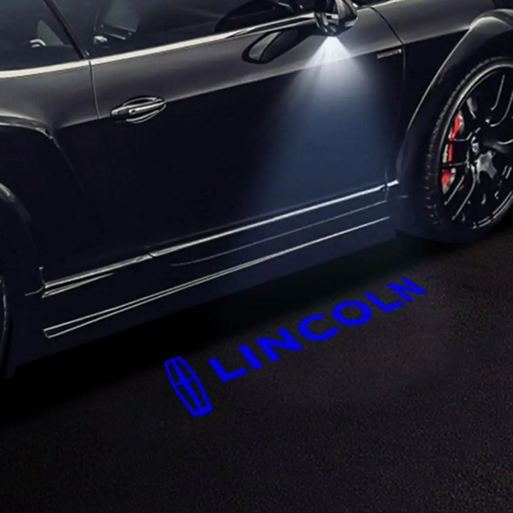 Lincoln 1St Gen Mark Lt Premium Side Wing Mirror Puddle Lights Multiple Designs 2006-2008 5