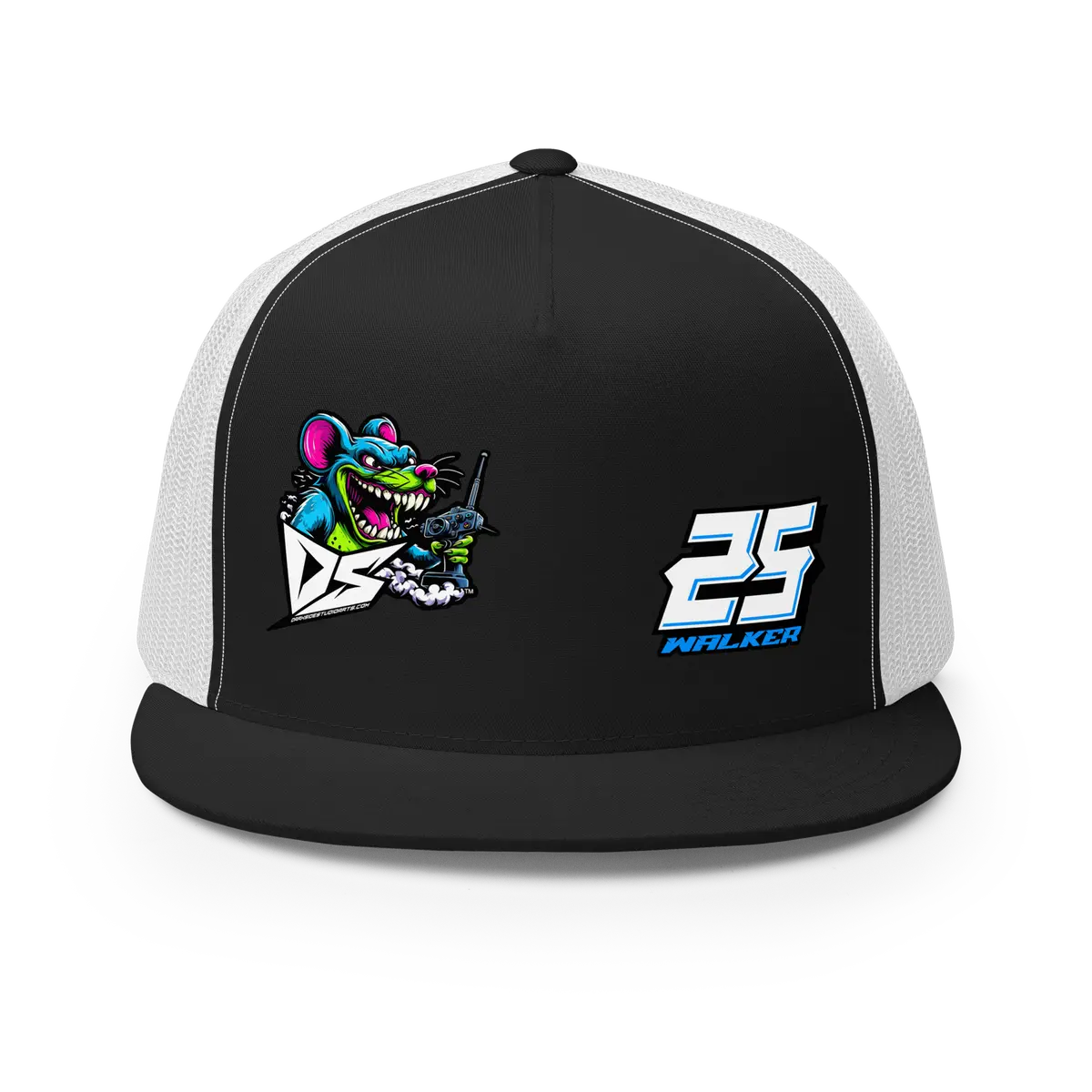 'Darkside Studios Company Rat' Dirt Oval Rc Racing Custom Dtf Printed Trucker Hat Cap 1