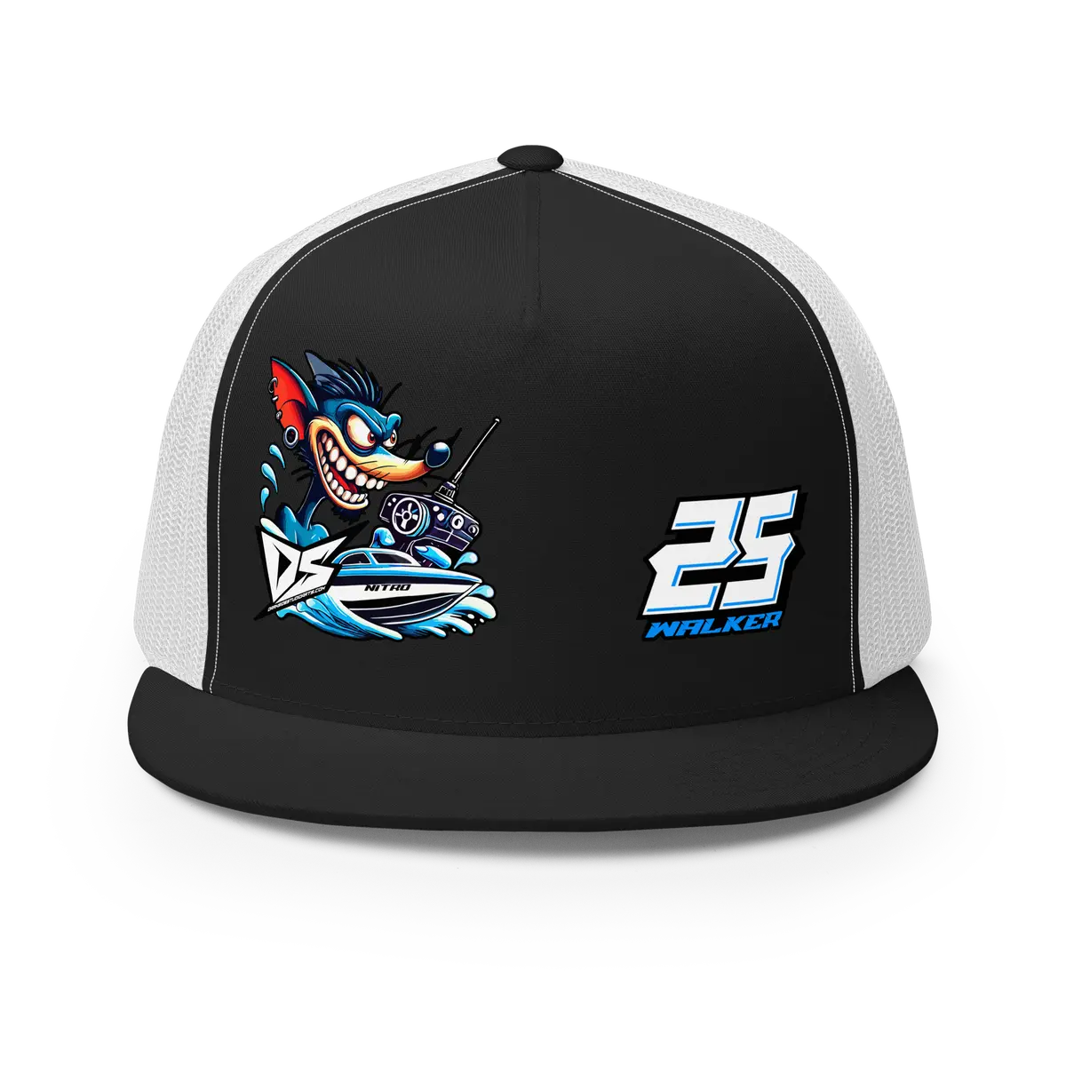 'Darkside Studios Company Rat' Rc Boat Edition Custom Dtf Printed Trucker Hat Cap 1