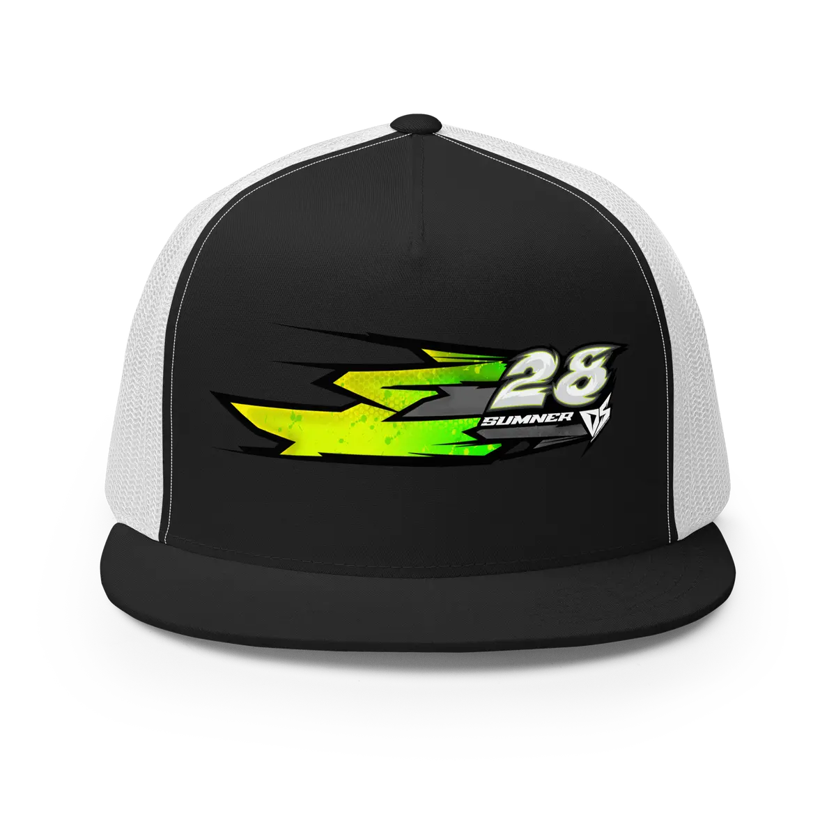 'Hyper' Dirt Oval Carpet Rc Racing Custom Dtf Printed Trucker Hat Cap Mono Color 1
