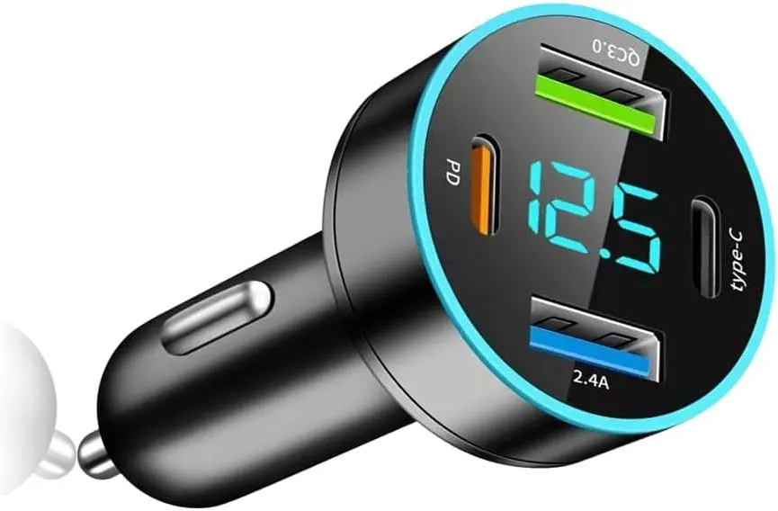 Plug-In Usb Adapter With Voltmeter 1