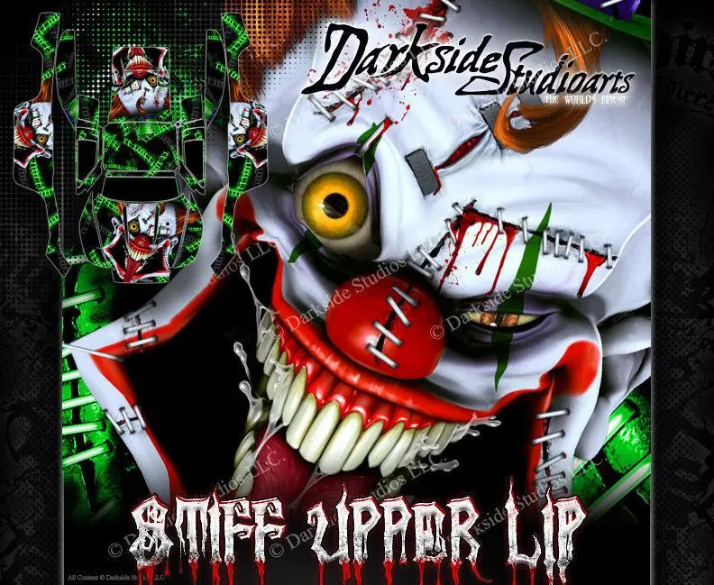 'Stiff Upper Lip' Graphics Package Fits Traxxas Slash 4X4 Oem Lexan Body # Tra6811 1