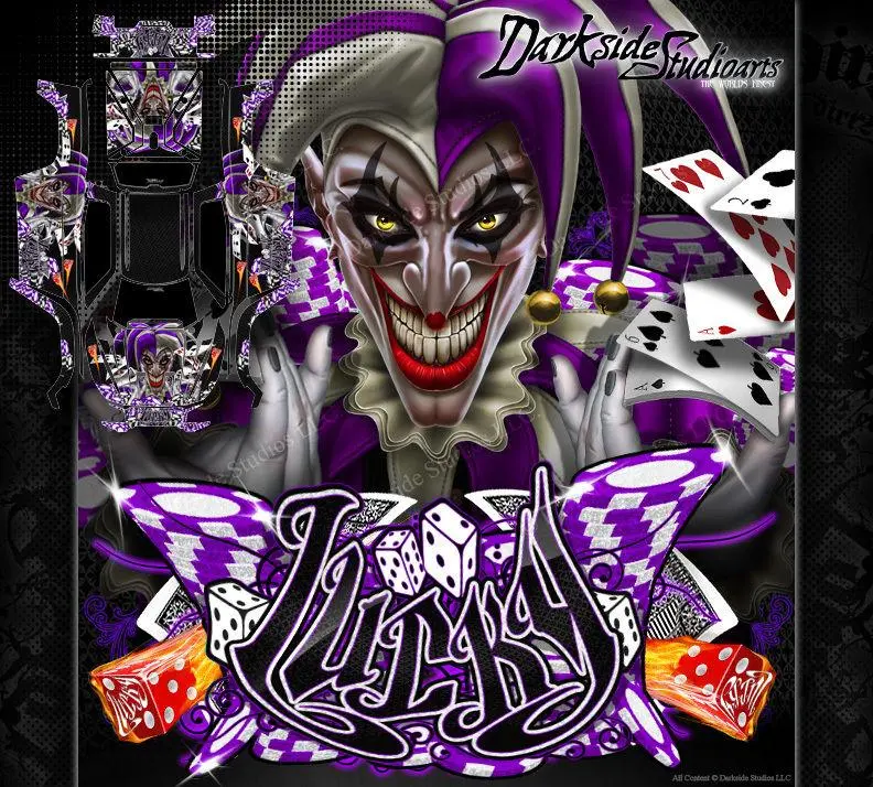 'Lucky' Graphics Wrap Fits Traxxas X-Maxx Proline Ford Raptor, Chevy Silverado, Brute Bash & Stock Body 1