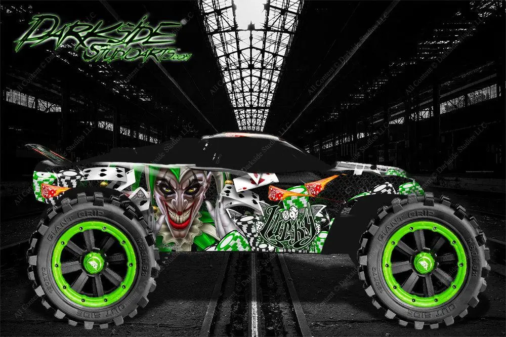 'Lucky' Graphics Wrap Kit Fits Traxxas Rustler Lexan Body # Tra3714 1