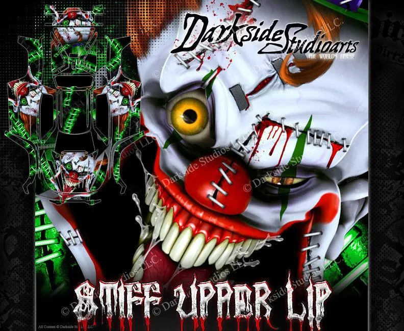 'Stiff Upper Lip' Graphics Wrap Fits Traxxas X-Maxx Proline Ford Raptor, Chevy Silverado, Brute Bash & Stock Body 1