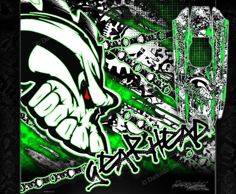 'Gear Head' Graphics Wrap Skin Decals Fits Traxxas Dcb M41 Catamaran 1