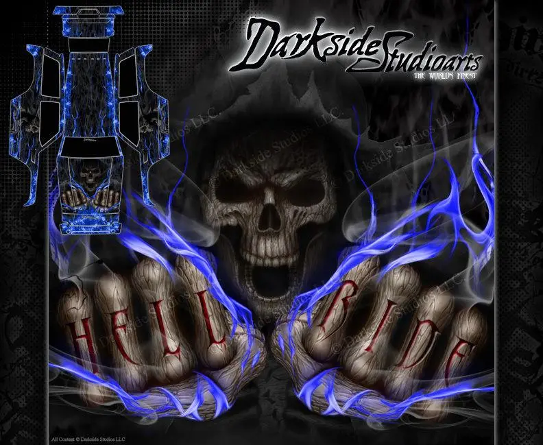 'Hell Ride' Graphics Skin Kit Fits Axial Wraith -Spawn- Body # Ax31176 1