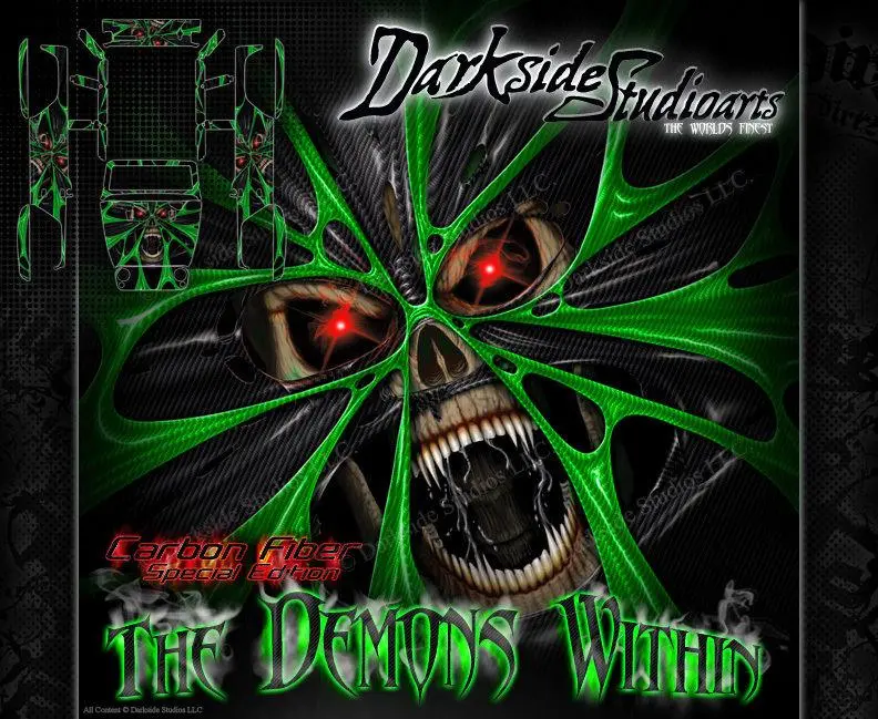 'The Demons Within' Decals Skin Hop Up Kit Fits Axial Scx10 Jeep Wrangler Body # Ax04035 1