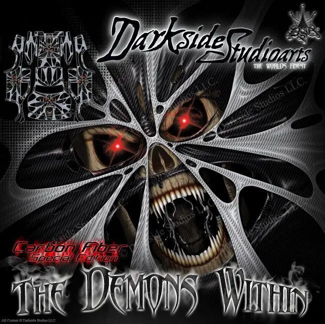 'The Demons Within' Themed Hop Up Wrap Graphics Kit Fits Losi Xxx-Sct # Losb8087 1