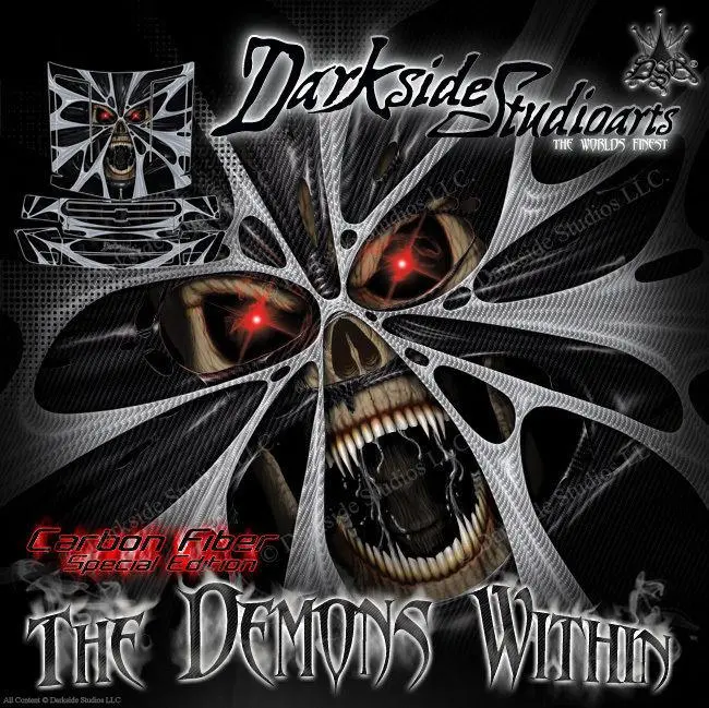 Redcat Rampage Truck Wrap Graphic Decals "The Demons Within" Fits Oem Body Parts 1