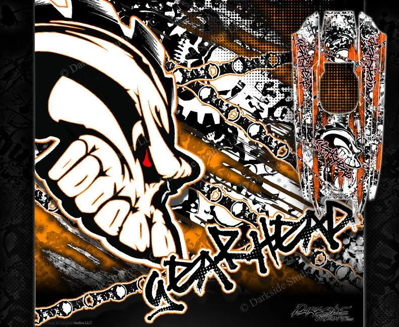 'Gear Head' Graphics Wrap Skin Decals Fits Traxxas Dcb M41 Catamaran 1
