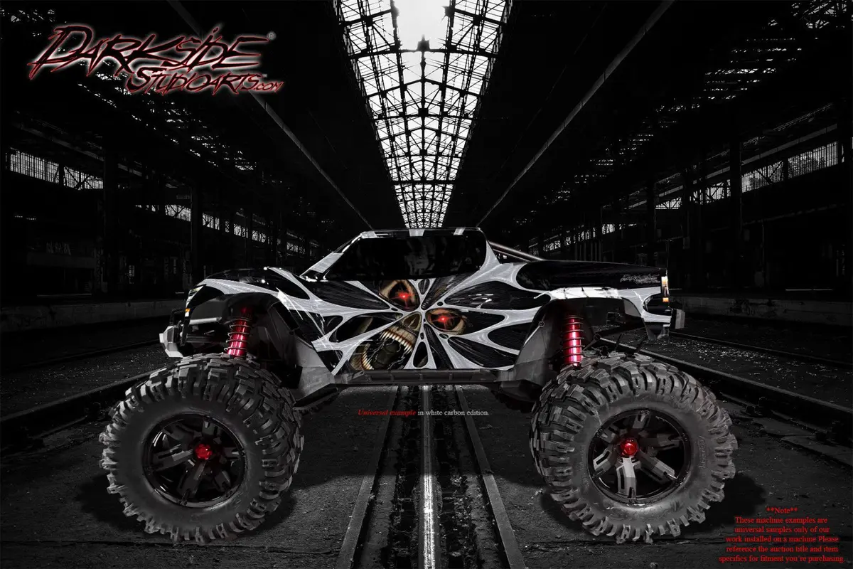 'The Demons Within' Graphics Wrap Decals Fits Tra3911 Oem Body Parts On Traxxas E-Maxx 1